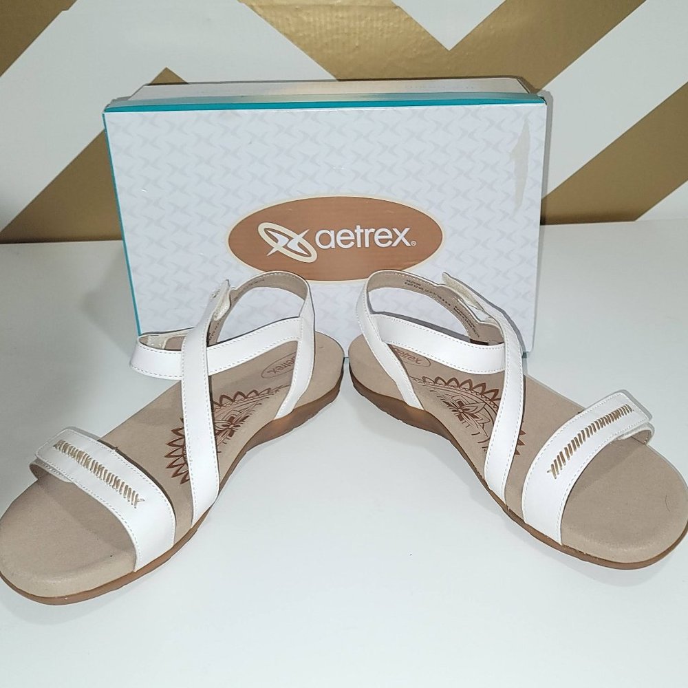 Women's / Aetrex / Gabby Sandal / White